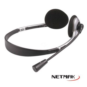 Auricular con Microfono Netmak (NM-001)
